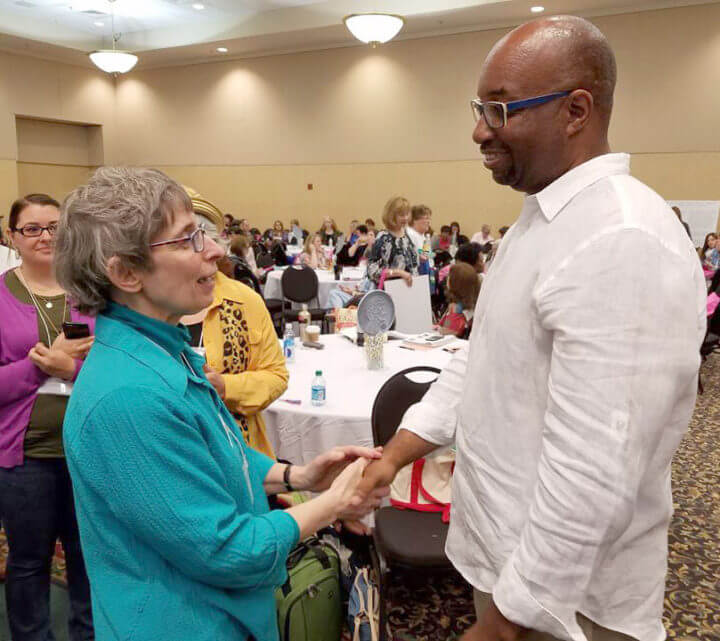 Deborah Pope and Kwame Alexander